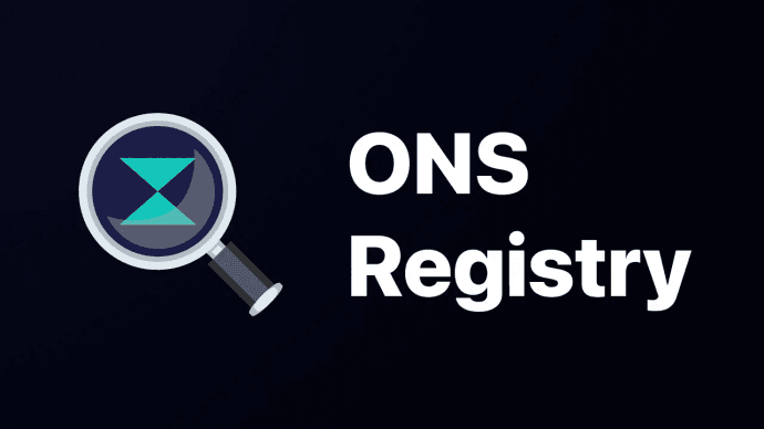 ONS Registry e-commerce banner