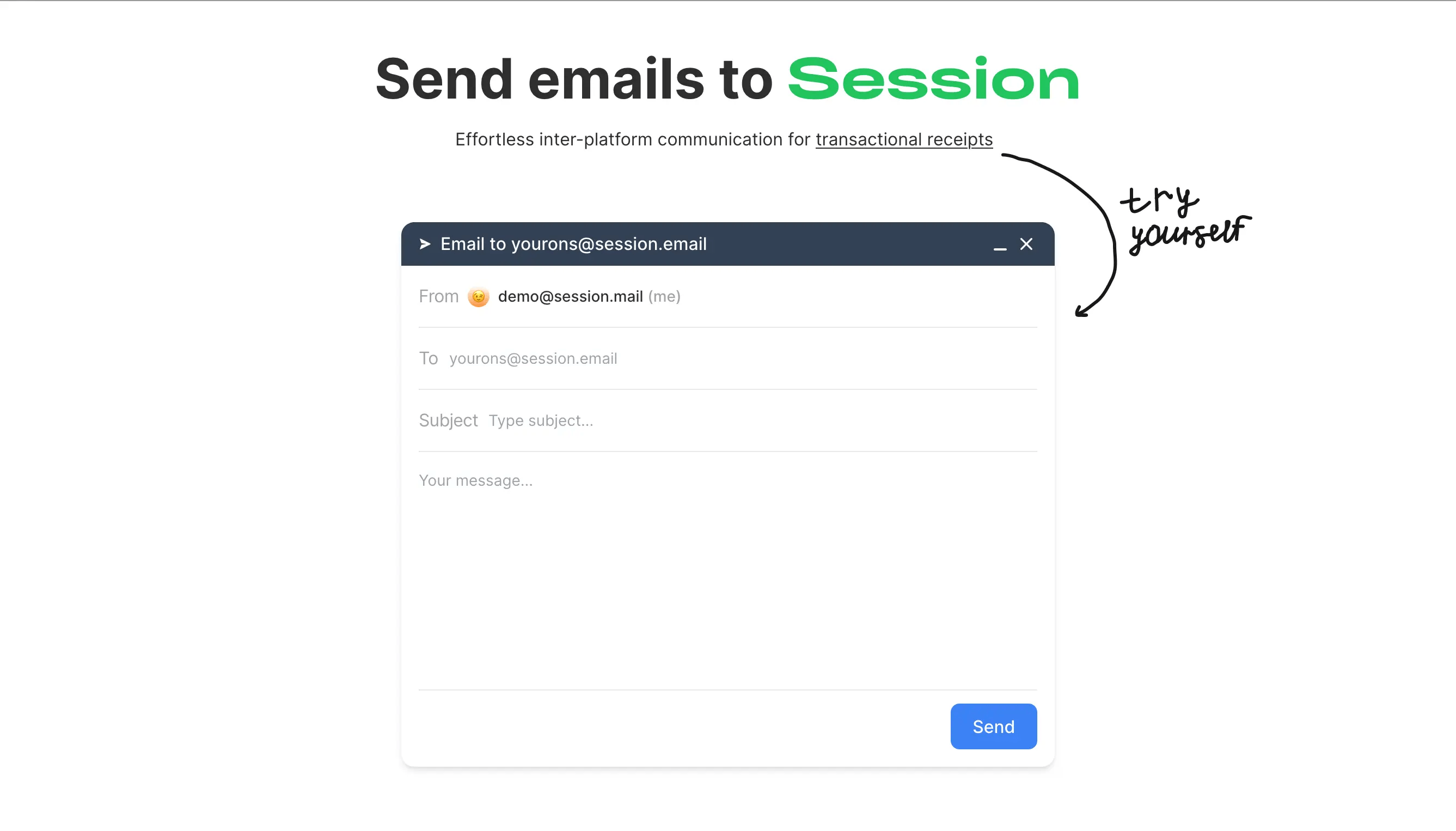 Session Notifier Serverless Platform banner