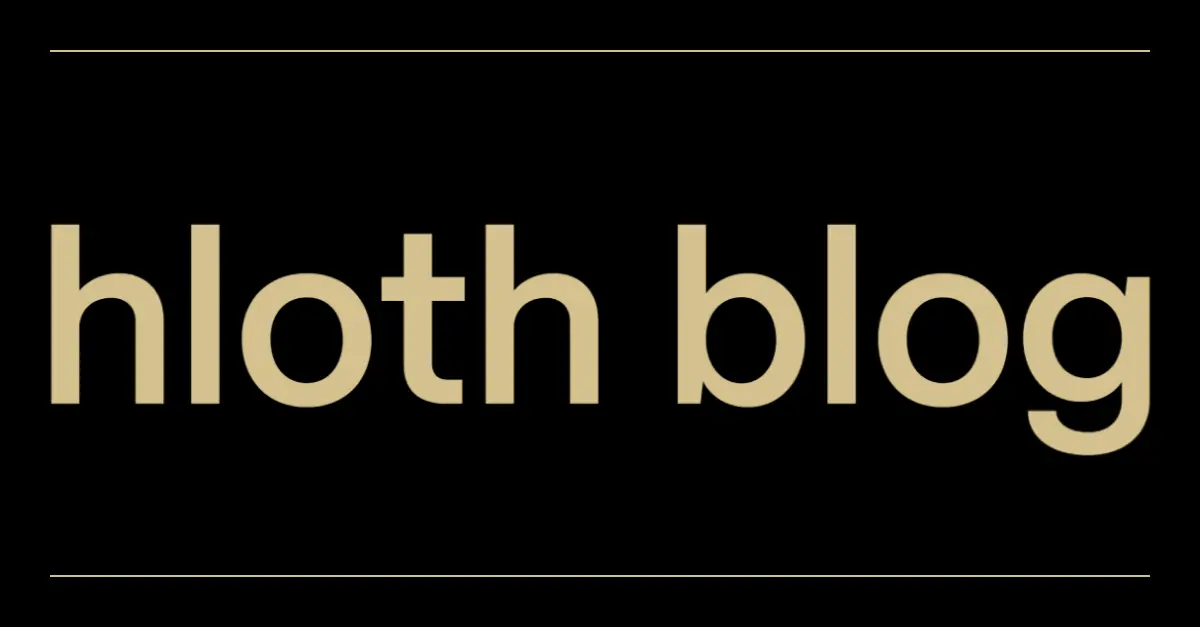 hloth blog banner